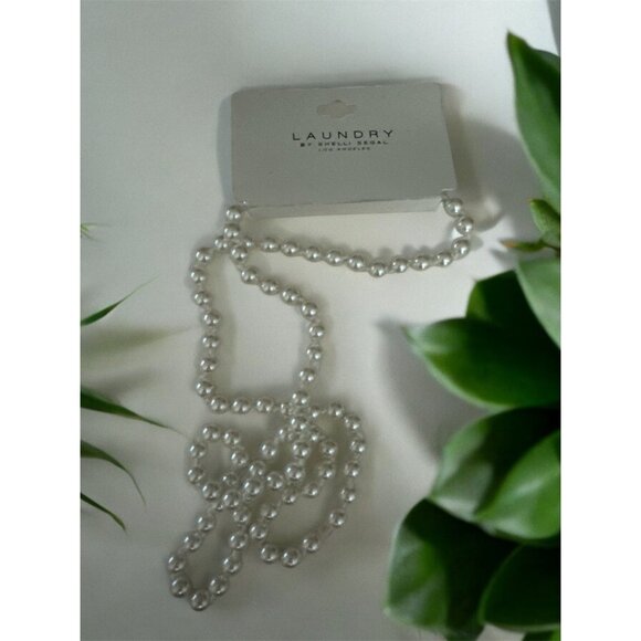 Laundry By Shelli Segal Jewelry - Laundry by Shelli Segal 30" Hand Tied Pearl Necklace